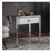 Gallery Direct 5056315932463 Cutler 1 Drawer Mirrored Side Table 