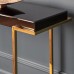 Помощна маса Gallery Direct 5056315932487 Delray Black Mirrored Console