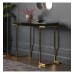 Помощна маса Gallery Direct 5056315932487 Delray Black Mirrored Console