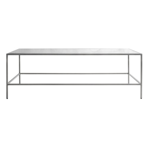 Маса за кафе Gallery Direct 5059413114373 Rothbury Coffee Table Silver