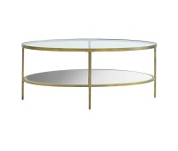 Маса за кафе Gallery Direct 5059413114410 Hudson Coffee Table Champagne
