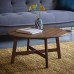 Маса за кафе Gallery Direct 5059413121814 Madrid Round Coffee Table Walnut 