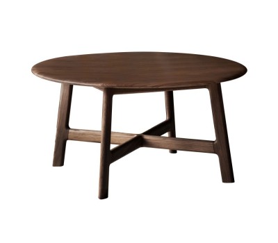 Маса за кафе Gallery Direct 5059413121814 Madrid Round Coffee Table Walnut 