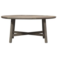 Маса за кафе Gallery Direct 5059413122859 Kingham Round Coffee Table Grey