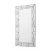 Gallery Direct 5059413256752 Verbier Leaner Mirror Silver