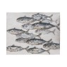 Gallery Direct 5059413329326 Down River Fish Art Canvas