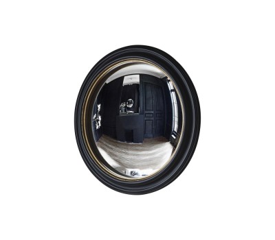 Огледало Gallery Direct 5059413329470 Rockbourne Convex Mirror Black & Gold 