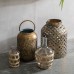 Gallery Direct 5059413683084 Leafy Lantern Bronze
