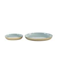Gallery Direct 5059413694646 Cassie Trays Mint Set of 2pc.