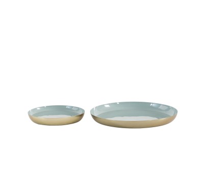 Поднос Gallery Direct 5059413694646 Cassie Trays Mint Комплект от 2бр.