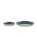 Gallery Direct 5059413694653 Cassie Trays Teal Set of 2pc.