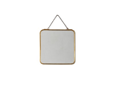 Огледало Gallery Direct 5059413695117 Zuri Mirror Square Antique Brass