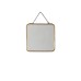 Огледало Gallery Direct 5059413695117 Zuri Mirror Square Antique Brass