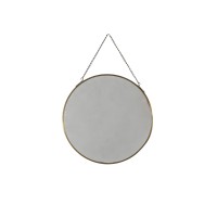 Огледало Gallery Direct 5059413695124 Zuri Mirror Round Antique Brass