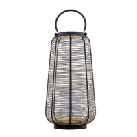 Фенер Gallery Direct 5059413695193 Brennan Lantern Black & Gold 