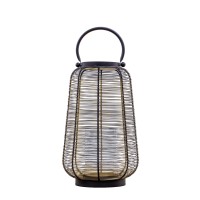 Фенер Gallery Direct 5059413695209 Brennan Lantern Black & Gold 