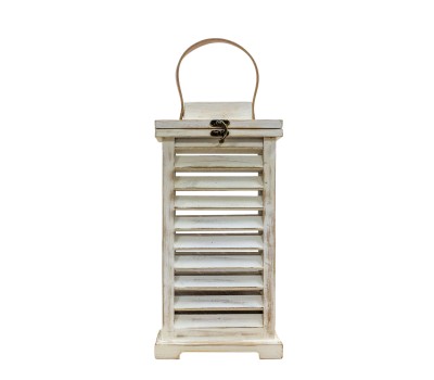Фенер Gallery Direct 5059413696084 Shutter Lantern White Small