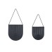 Gallery Direct 5059413696787 Lexy Wall Planter Set of 2