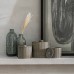 Gallery Direct 5059413697524 Ashton Bottle Large Vase Grey