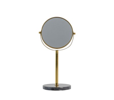 Настолно огледало Gallery Direct 5059413697647 Bella Vanity Mirror Black & Gold