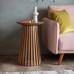 Помощна маса Gallery Direct 5059413699900 Brookland Slatted Side Table Oak