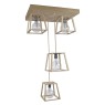 Пендел GALLIS LIGHTING 00012319 WOOD MINI TETRAGON IV