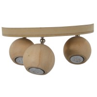 Спот GALLIS LIGHTING 00012856 WOOD BALL TRIPLE SPOT