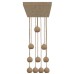 Пендел GALLIS LIGHTING 00013932 WOOD BALL 11SQ