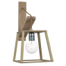 Аплик с ключ GALLIS LIGHTING 00016380 WOOD MINI TETRAGON AP