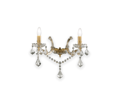 Аплик Ideal Lux 035659 Florian AP2 Brass
