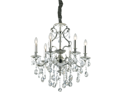 Ideal Lux 044927 Gioconda SP6 Argento