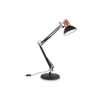 Настолна лампа IDEAL LUX 061191 WALLY TL1 NERO RAME