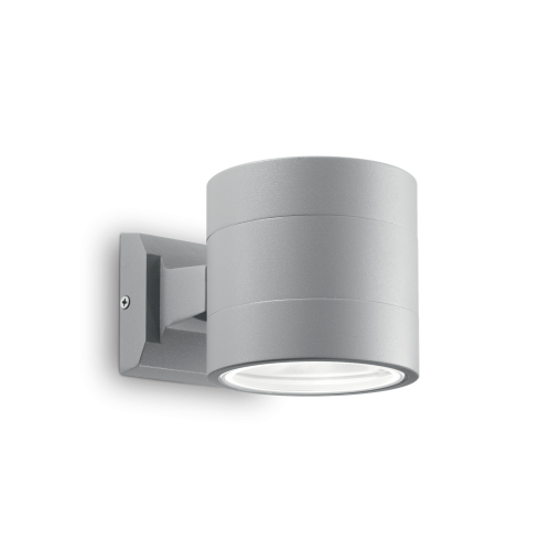 Фасаден аплик Ideal Lux 061474 Snif Round AP1 Grey