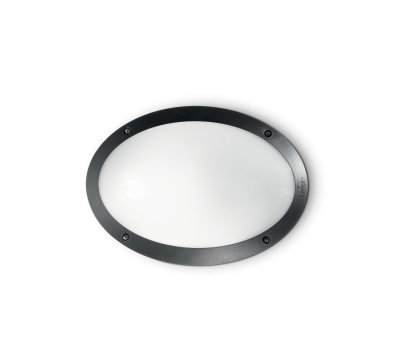 Фасаден аплик IDEAL LUX 096704 MEDEA-1 AP1 BLACK