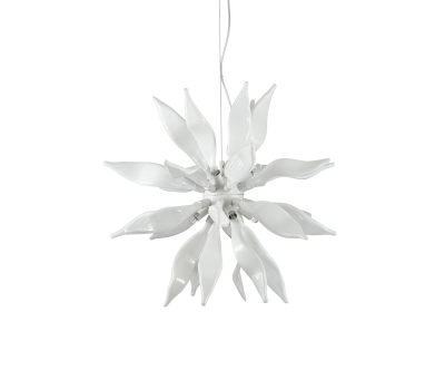IDEAL LUX 111957 LEAVES SP8 BIANCO