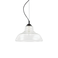 IDEAL LUX 112336 BISTRO SP1 PLATE TRANSPARENT