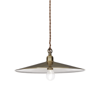 IDEAL LUX 112701 CANTINA SP1 ANTIQUE BRASS