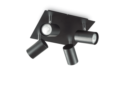 IDEAL LUX 156781 SPOT PL4 NERO