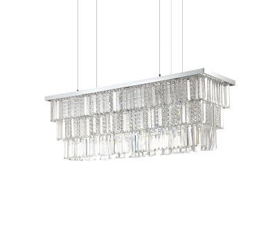 Пендел IDEAL LUX 166360 MARTINEZ SP8 CROMO