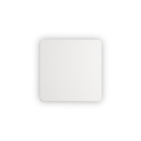 LED аплик IDEAL LUX 195728 COVER AP1 SQUARE SMALL BIANCO