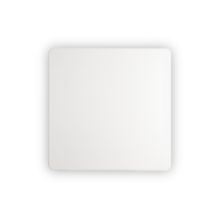 LED аплик IDEAL LUX 195735 COVER AP1 SQUARE BIG BIANCO