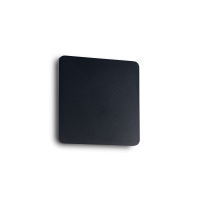 LED аплик IDEAL LUX 195766 COVER AP1 SQUARE SMALL NERO