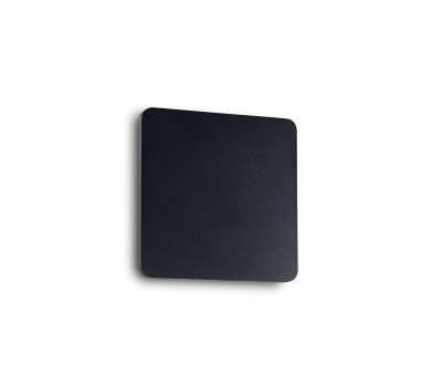 LED аплик IDEAL LUX 195766 COVER AP1 SQUARE SMALL NERO