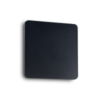 LED аплик IDEAL LUX 195773 COVER AP1 SQUARE BIG NERO