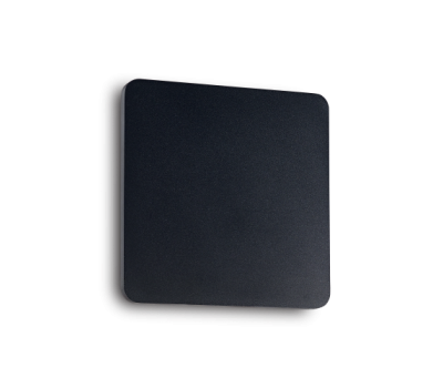 LED аплик IDEAL LUX 195773 COVER AP1 SQUARE BIG NERO