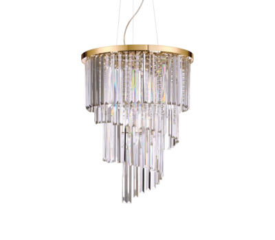Пендел IDEAL LUX 213521 CARLTON SP12 ORO