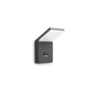 LED фасаден аплик IDEAL LUX 221519 STYLE AP SENSOR ANTRACITE 4000K