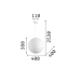 Пендел IDEAL LUX 226033 CARTA SP1 D40