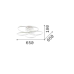 IDEAL LUX 227825 KAROL PL D65