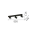 Спот IDEAL LUX 229058 RUDY PL3 NERO